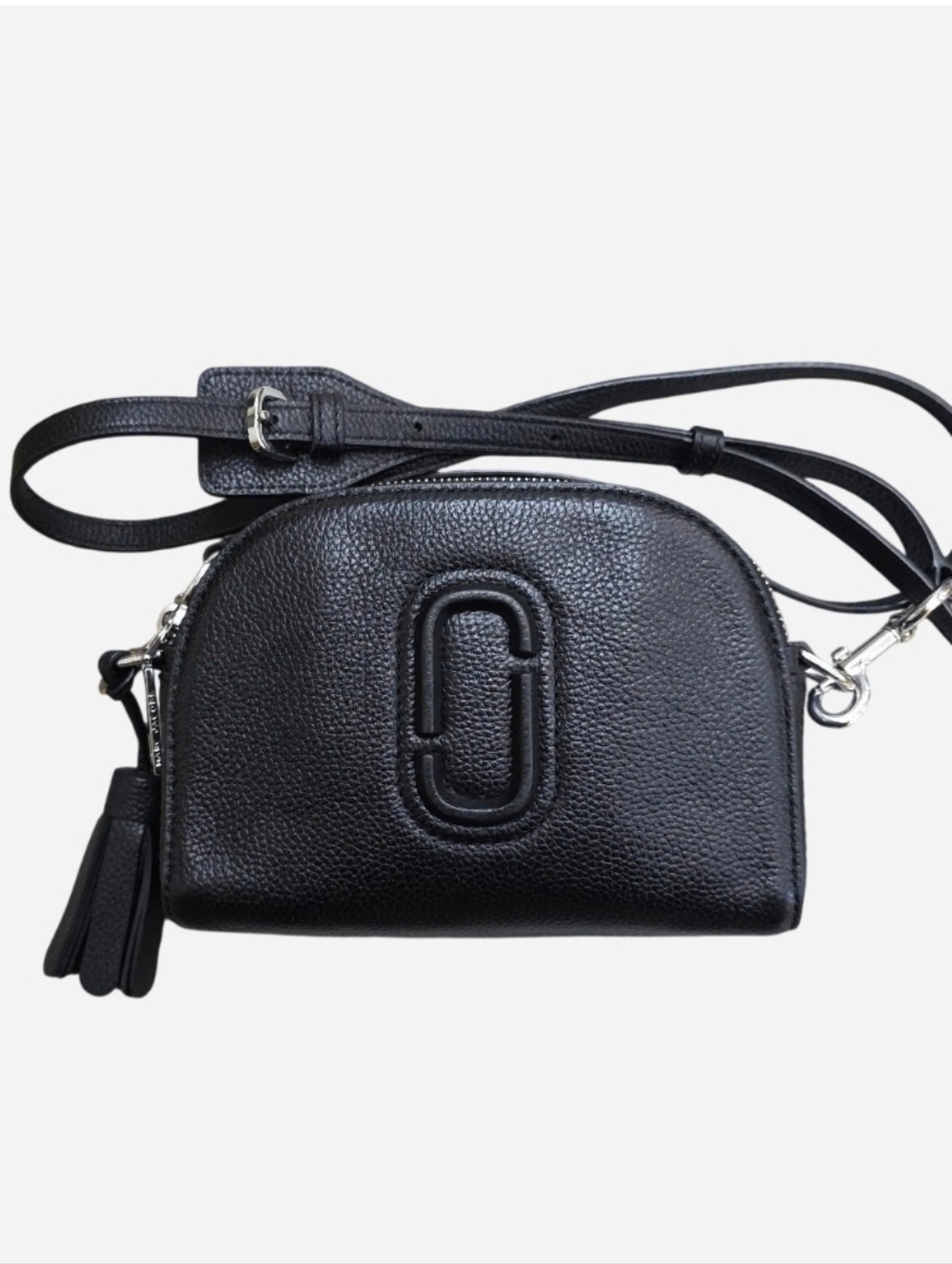 EUC Marc Jacobs Shutter Black Pebbled Leather Crossbody Bag